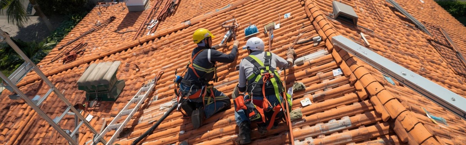 Tile roof repair services in Waterfall