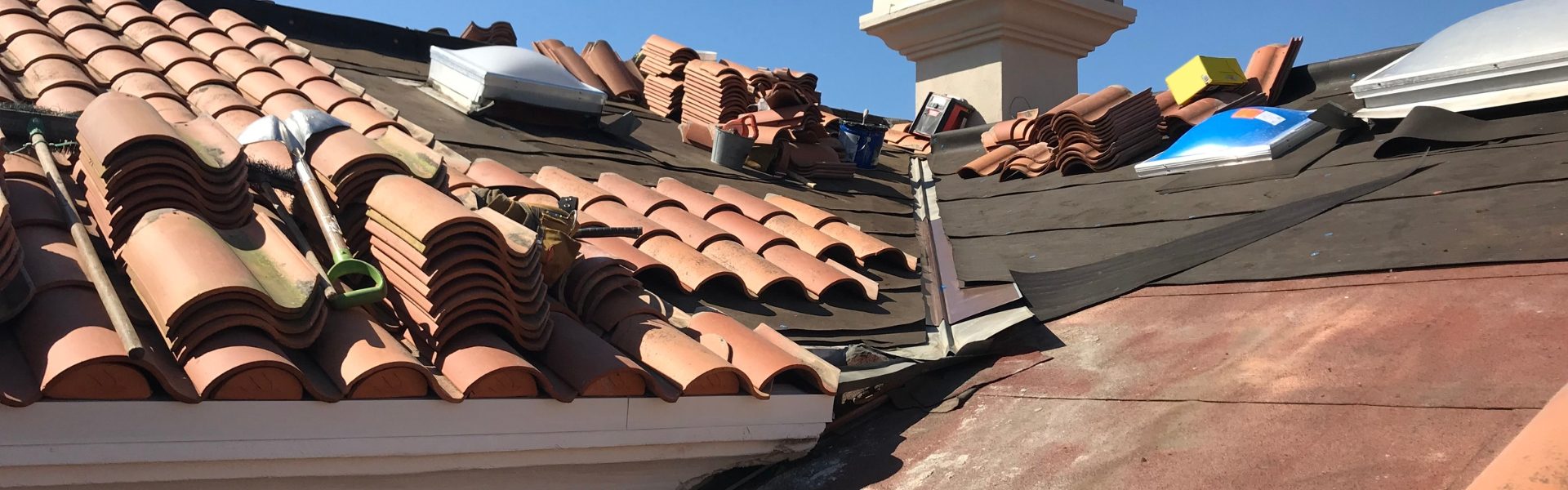 Tile roof repair services in Westville